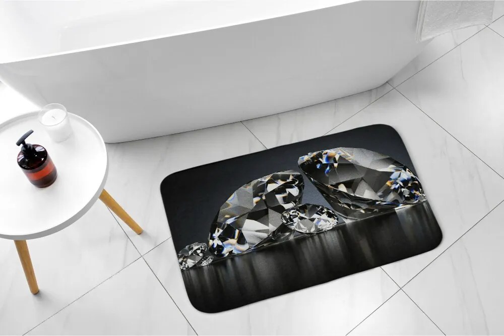 Dywanik antypoślizgowy do łazienki Dywanik antypoślizgowy do łazienki Diamenty