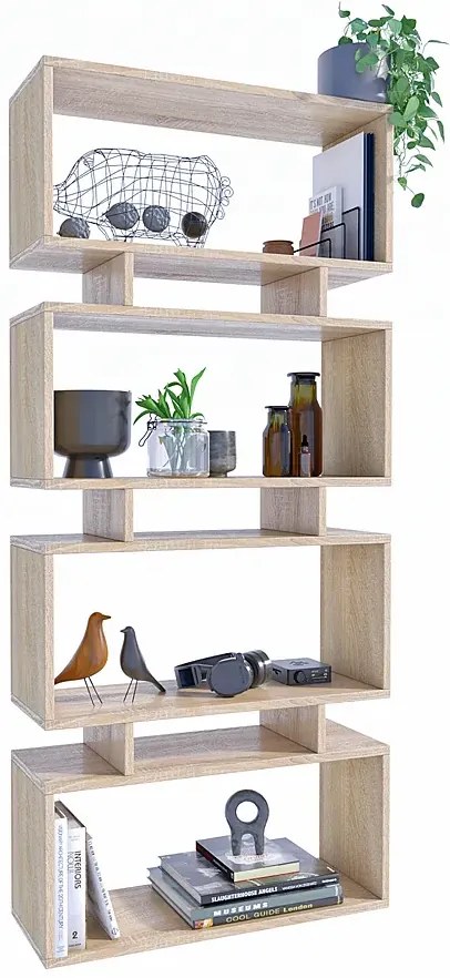 Dziecięcy regał ażurowy dąb sonoma K3-A45