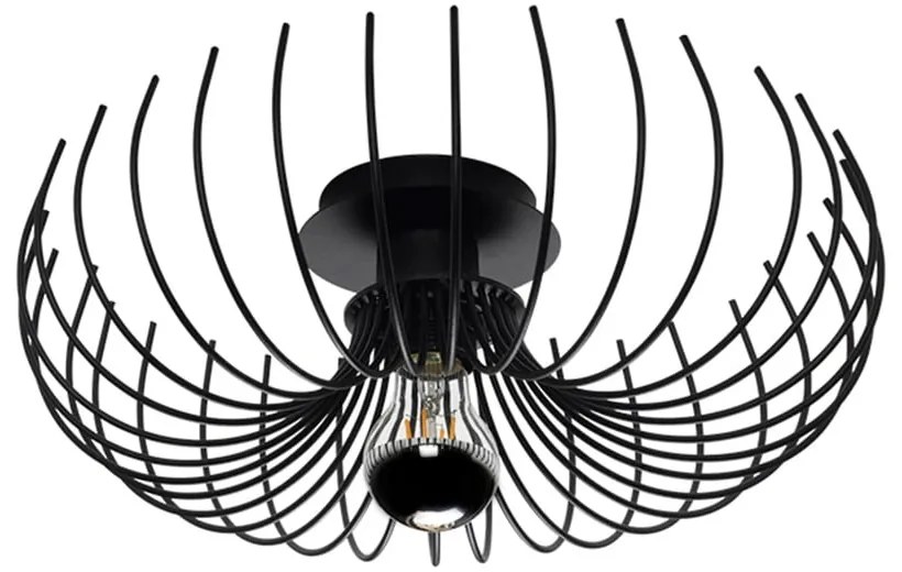 Czarna lampa wisząca ø 38 cm Opilio – Squid Lighting
