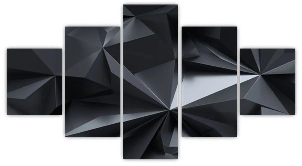 Obraz - Abstrakcja geometryczna (125x70 cm)