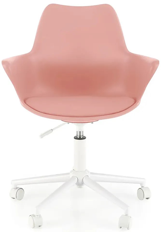 Różowy młodzieżowy fotel obrotowy W3-A66
