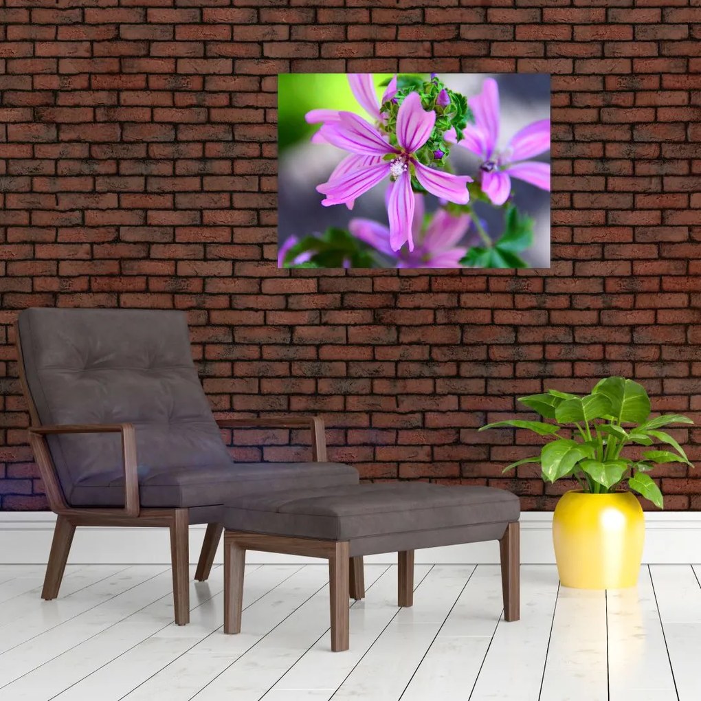 Zbliżenie kwiatu (70x50 cm)