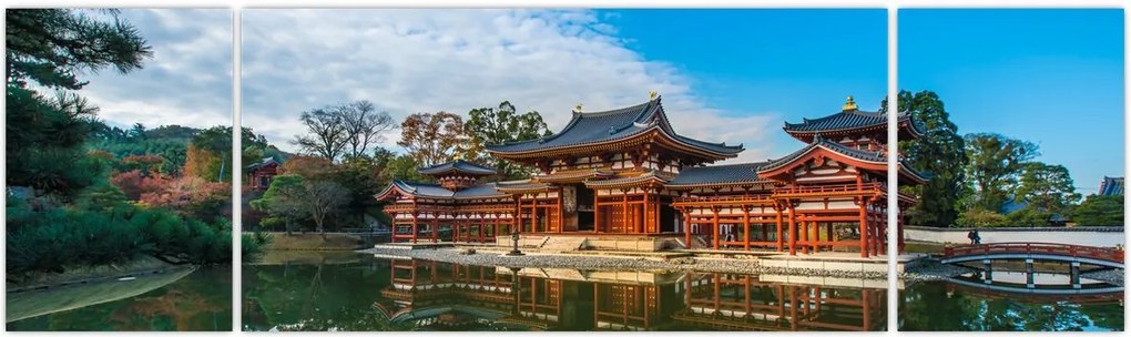 Obraz - Świątynia Byodo-in, Japonia (170x50 cm)