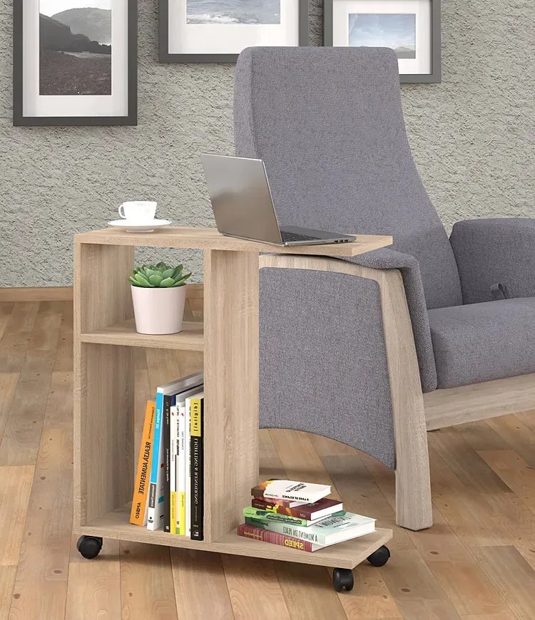 Nowoczesny pomocniczy stolik dąb sonoma A2-H65