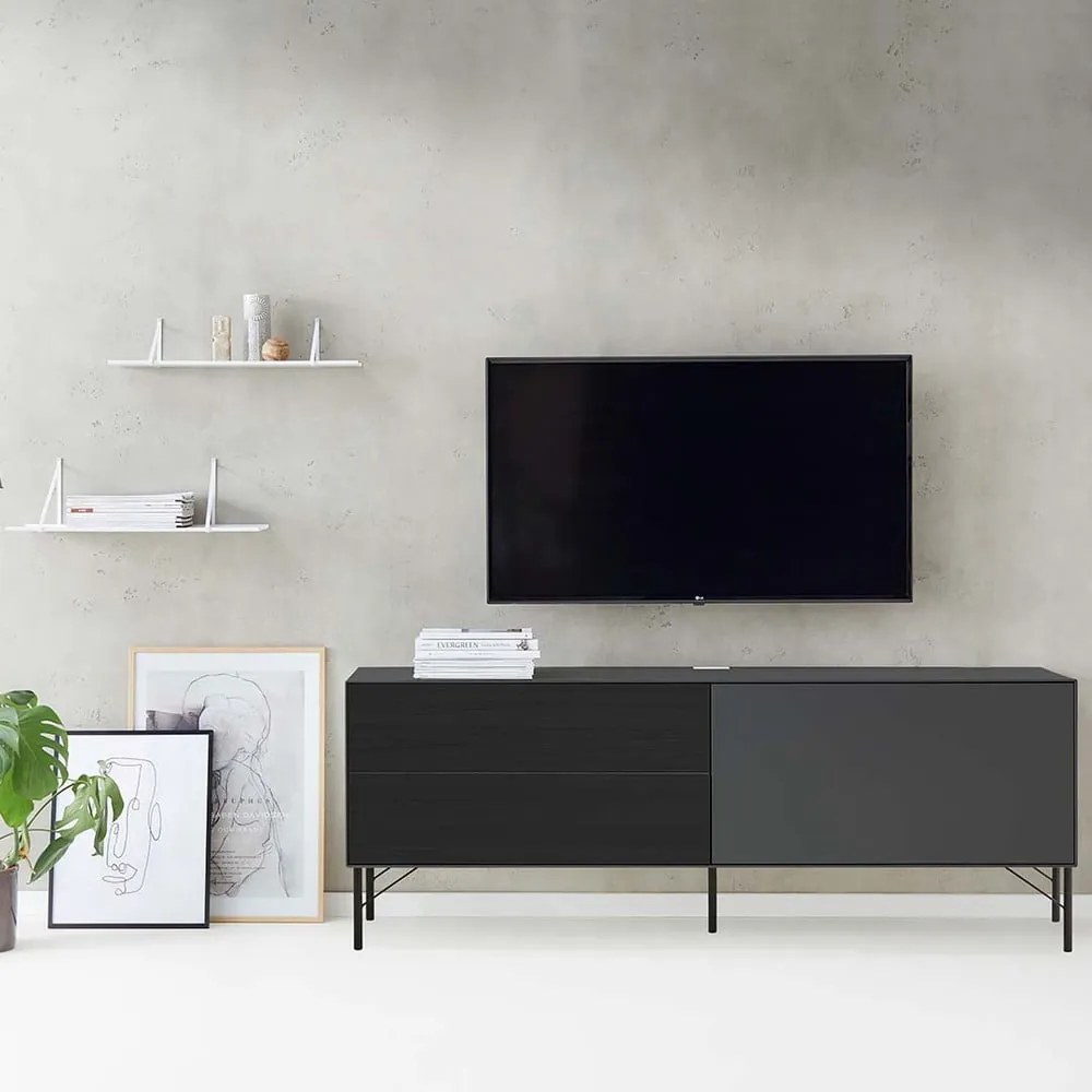 Zapasowa biała noga metalowa do szafek Mistral &amp; Edge by Hammel – Hammel Furniture