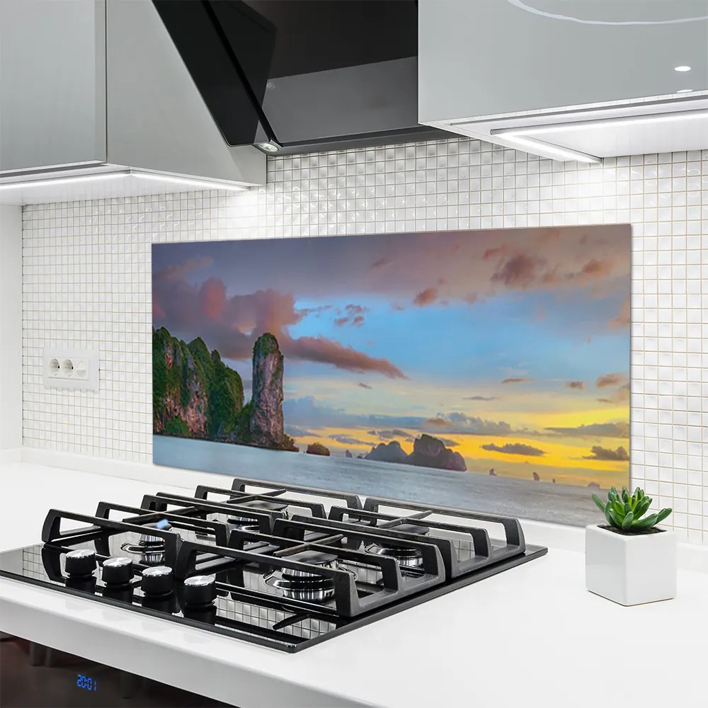 Panel Szklany Szczyty Gór nad Zatoką