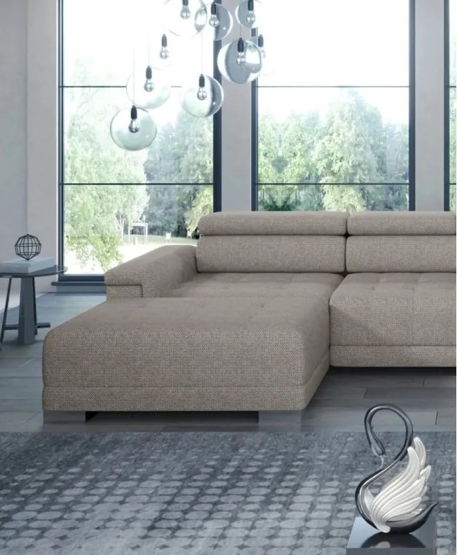 Narożnik CAMPO XL z elektryczną regulacją siedziska WERSAL