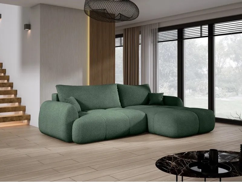 Narożnik COCO z funkcją spania poduszkami i pojemnikiem Now Or Never 37 DOMOHOME