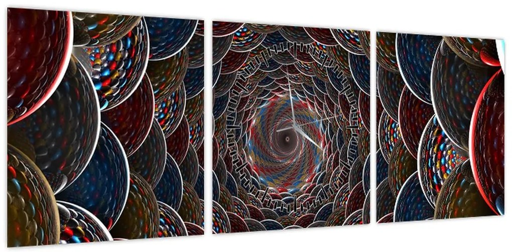 Obraz - Wir (z zegarem) (90x30 cm)