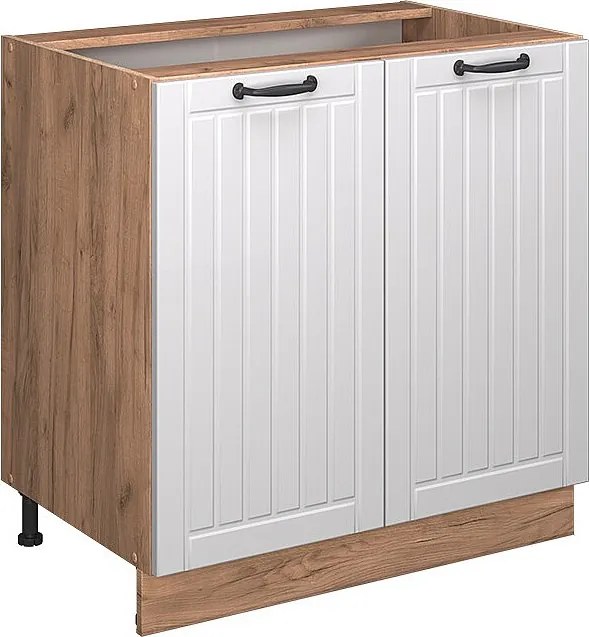 Szafki kuchenne biały domek wiejski 80x51.6x82 fame-line