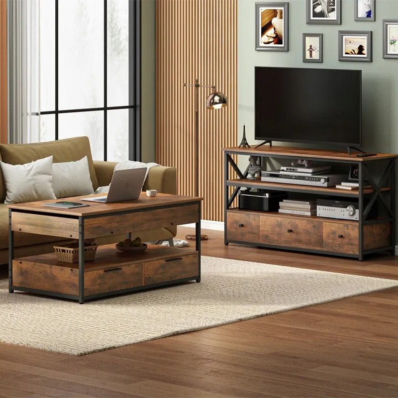 Stolik kawowy Loft do salonu 100 cm