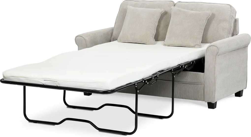 Sofa dwuosobowa ASB-4170 BGE2, sztruks, beżowy