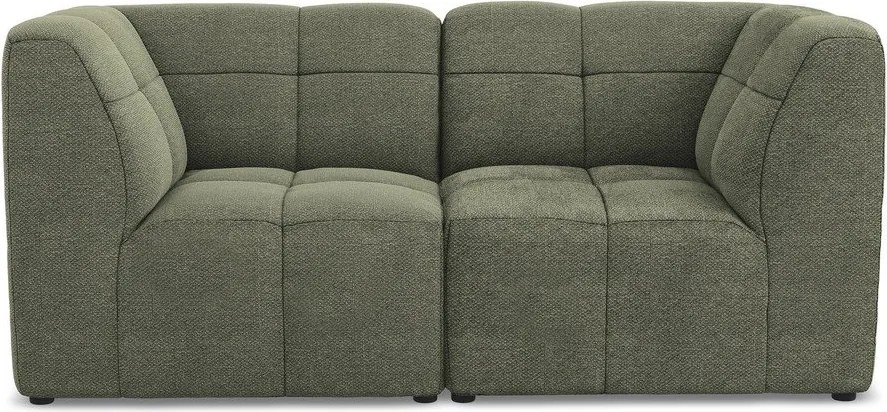 Zielona sofa z materiału bouclé 180 cm Aloha – Makamii