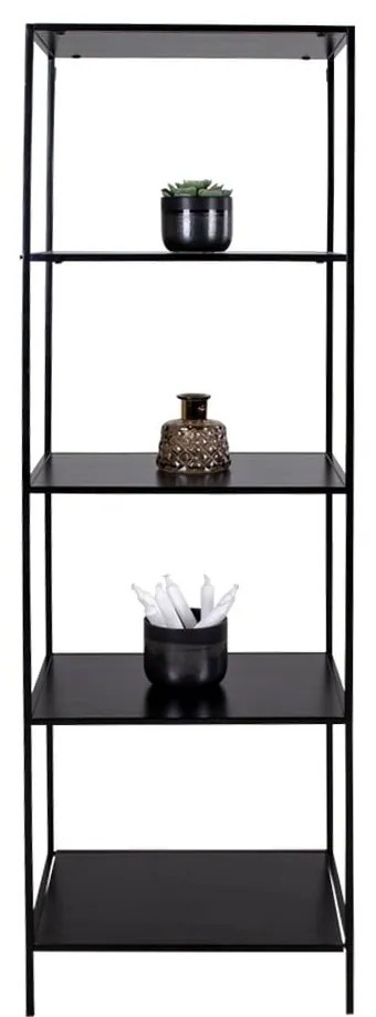 Czarny regał House Nordic Vita Shelf, 51x170 cm
