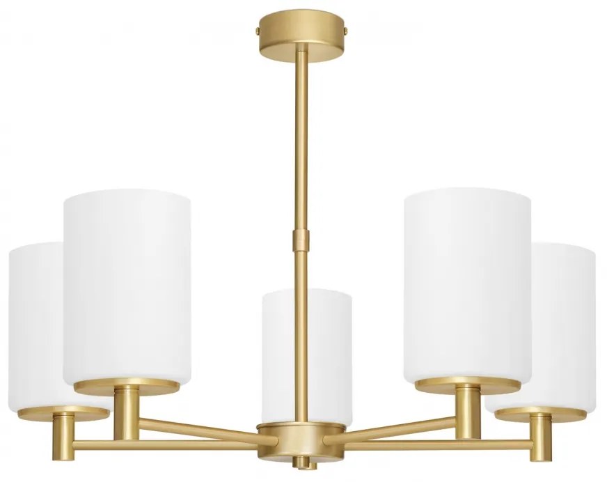 Złoty żyrandol do nowoczesnego wnętrza KR-S5AU