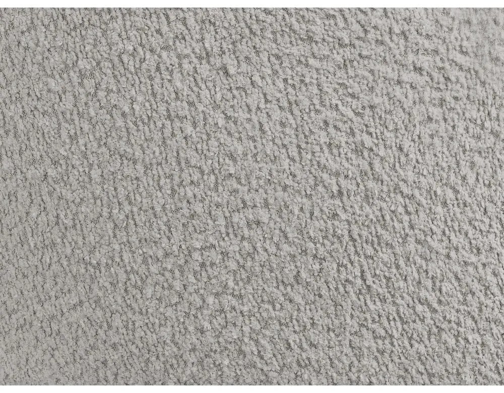 Jasnoszary fotel z materiału bouclé Janissaire – Bobochic Paris