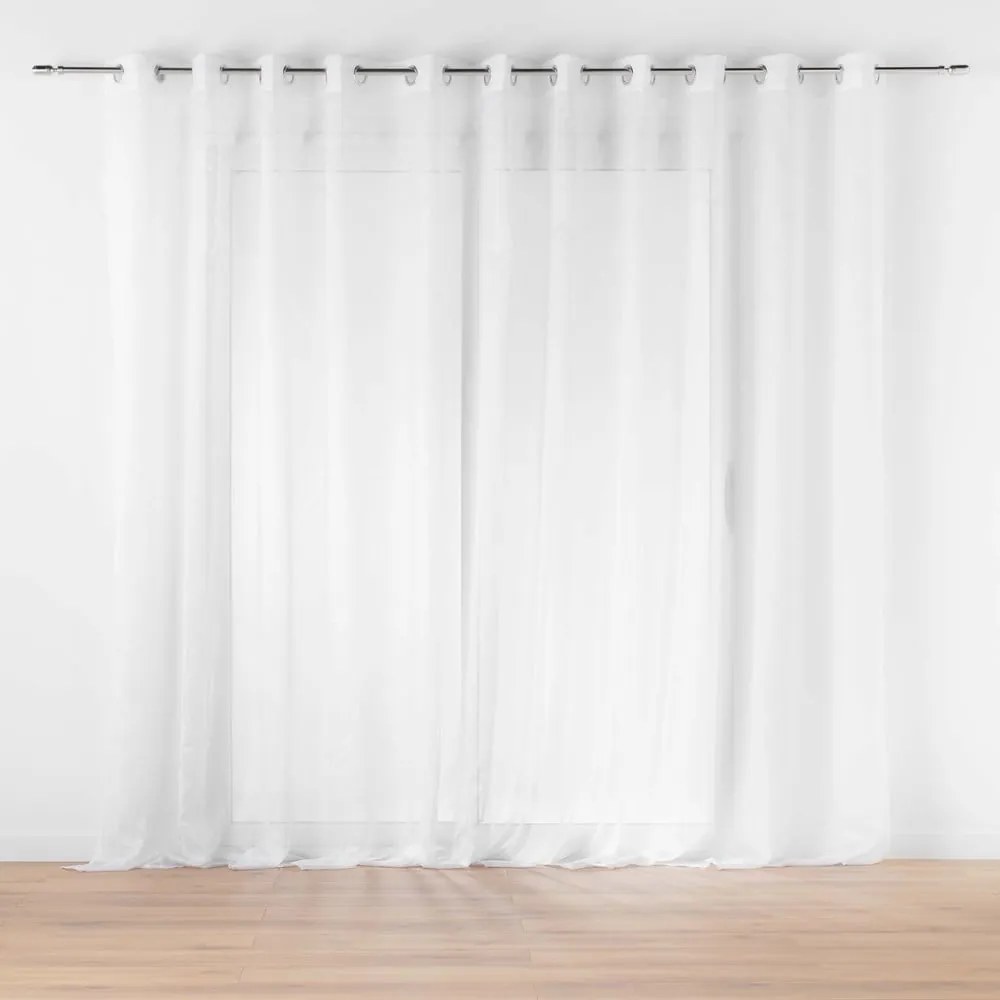 Biała firanka z woalu 400x240 cm Lissea – douceur d'intérieur