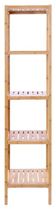 SongmicsHome Regał bambusowy GREGOR, 5 półek, 33x33x146cm, brąz