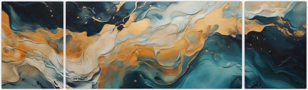 Obraz - Abstrakcja (170x50 cm)