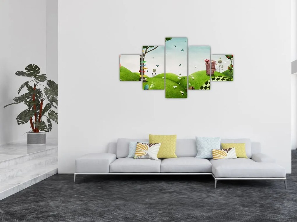 Obraz wspaniałego krajobrazu (125x70 cm)