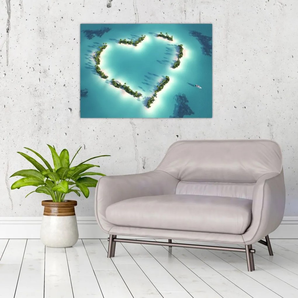 Obraz - Wyspy serca (70x50 cm)
