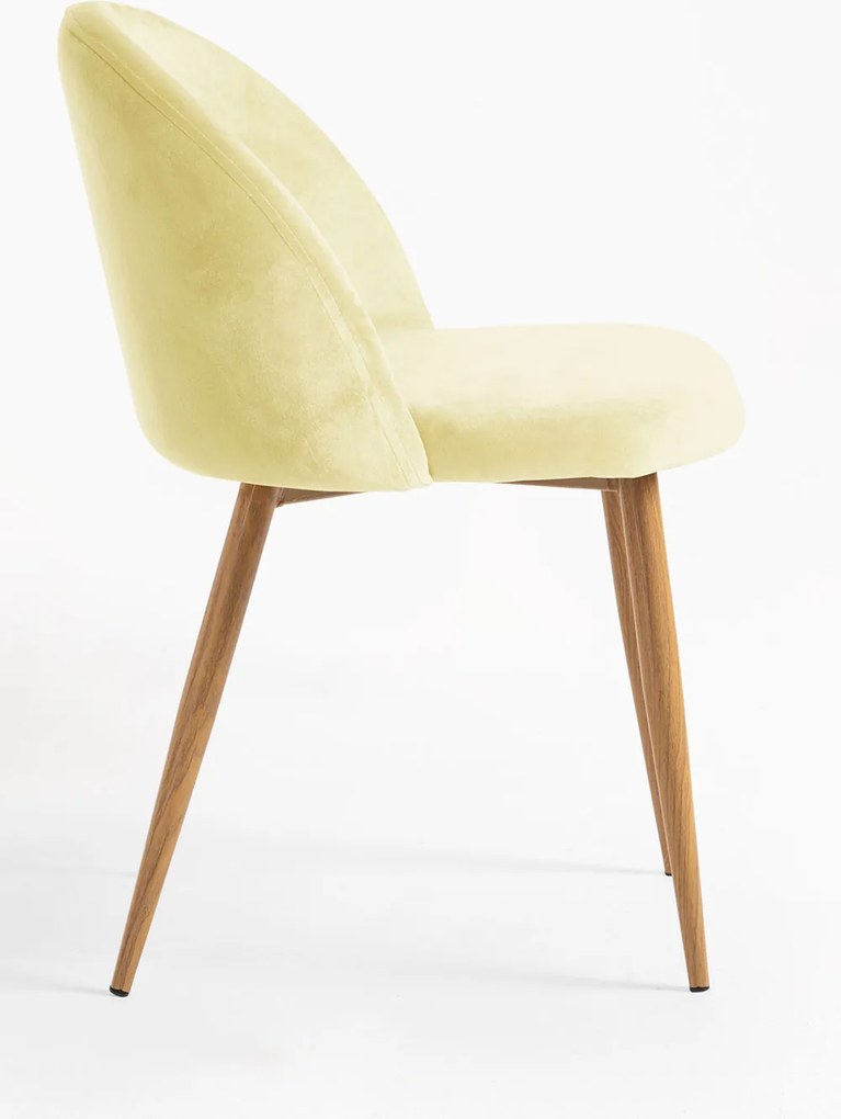 Zestaw 4 Krzese Vint Aksamitne