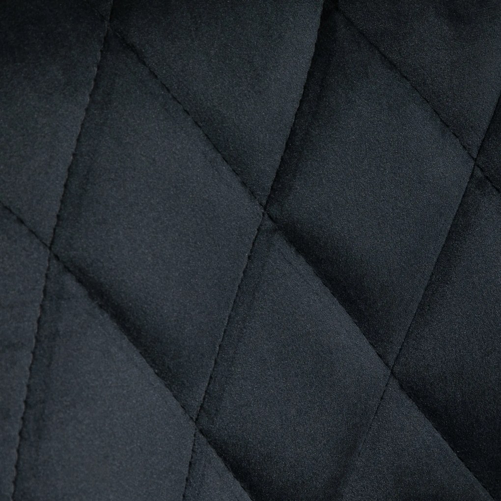 HOMCOM Zestaw 2 stołków barowych obrotowych tapicerowanych z regulacją wysokości nowoczesne krzesła barowe | Aosom PL