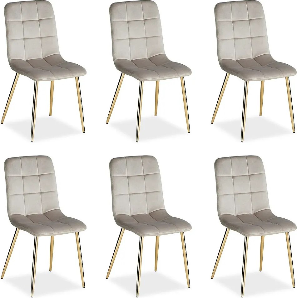 Krzesło jadalniane 43,5x88x50 cm beżowe Eames