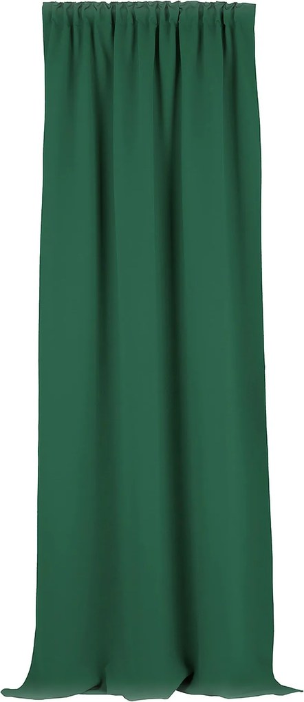 Zasłona zaciemniająca na taśmie marszczącej butelkowa zieleń 140 x 280 cm 1 szt.