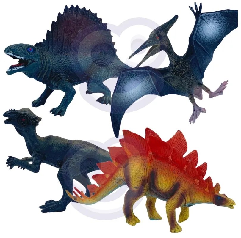 Woopie zestaw figurki dinozaury xl + mata