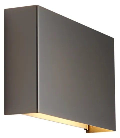 Nowoczesny Kinkiet / Lampa scienna Gunmetal 2-źródła światła - Otan Nowoczesny Oswietlenie wewnetrzne