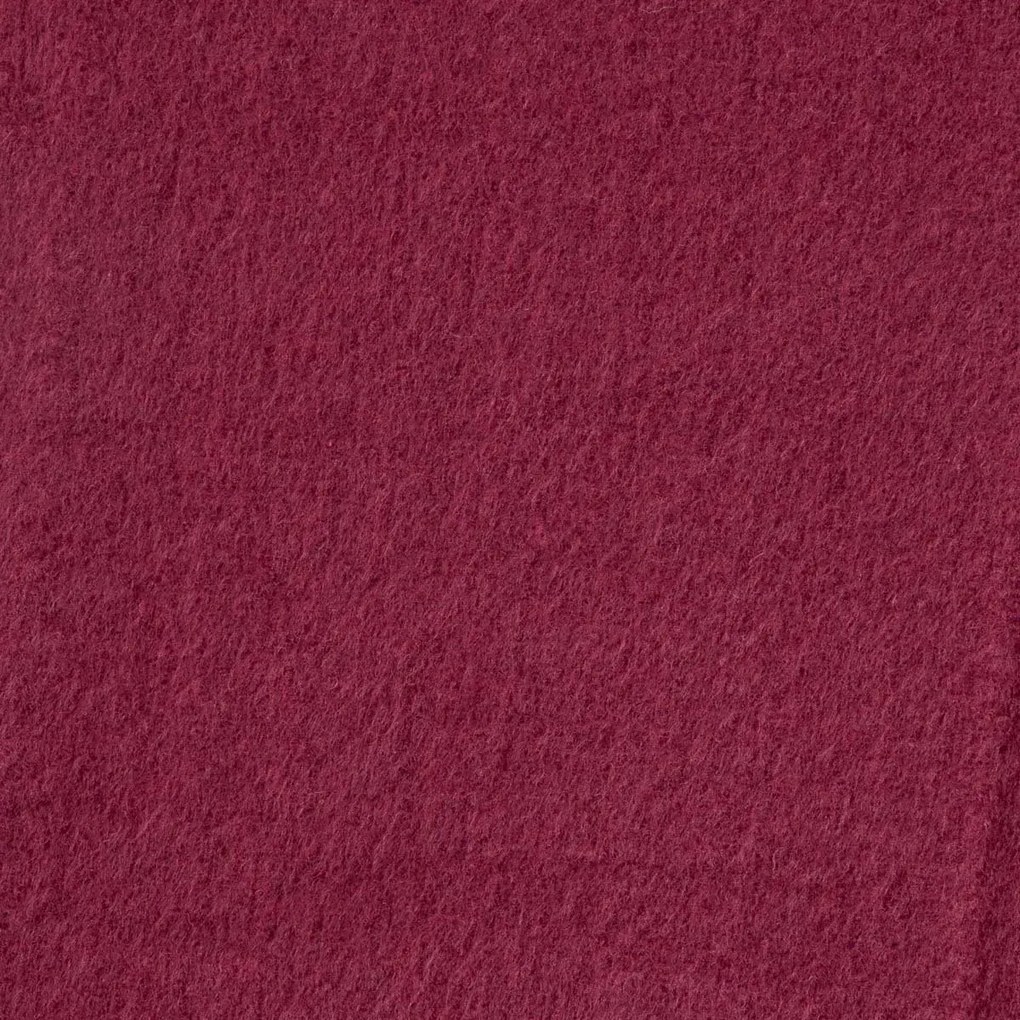 Koc TAIN burgundowy z dodatkiem wełny 150x200 cm HOMLA