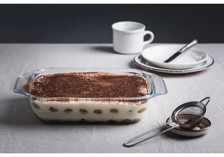Pyrex Szklane naczynie żaroodporne 2 l, 31 x 20 x6 cm, 2 l
