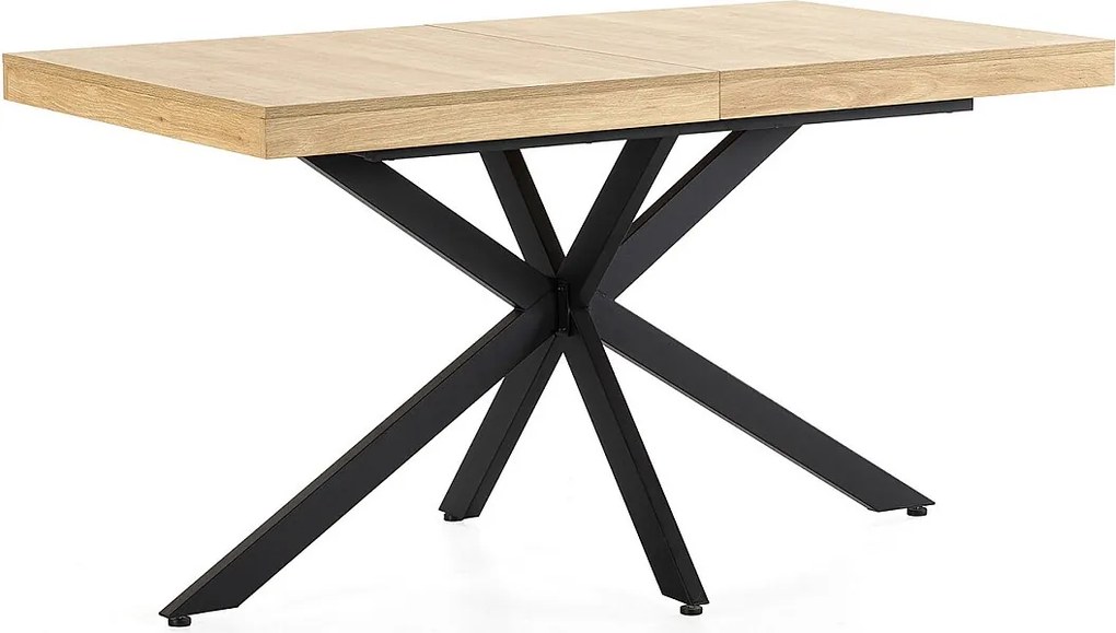 Stół jadalniany rozkładany Genova dębowy, 140-180 cm.