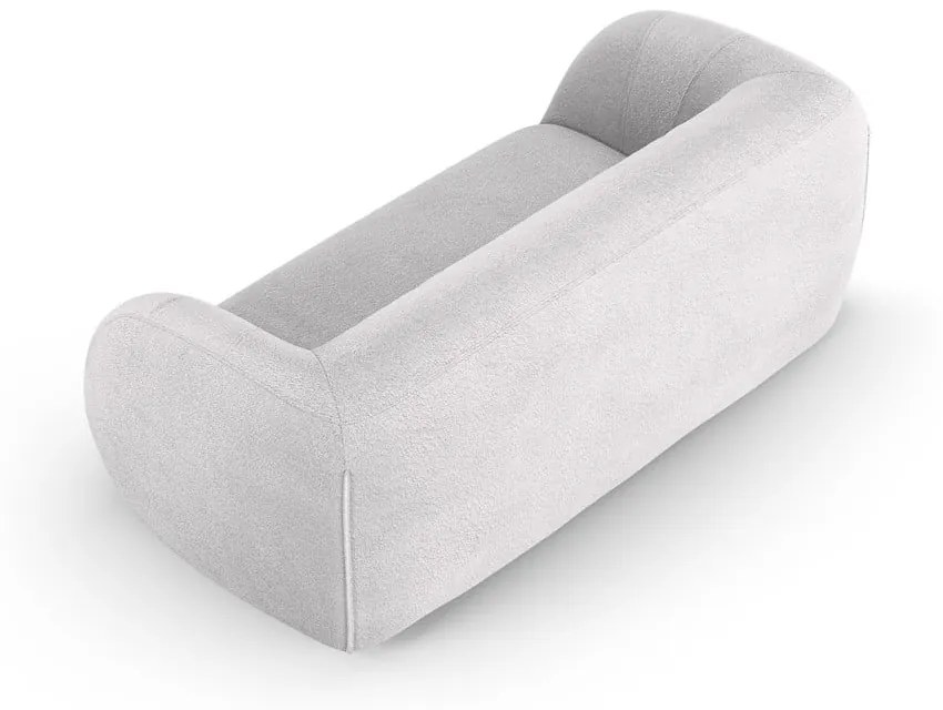 Jasnoszara sofa z materiału bouclé 210 cm Essen – Cosmopolitan Design