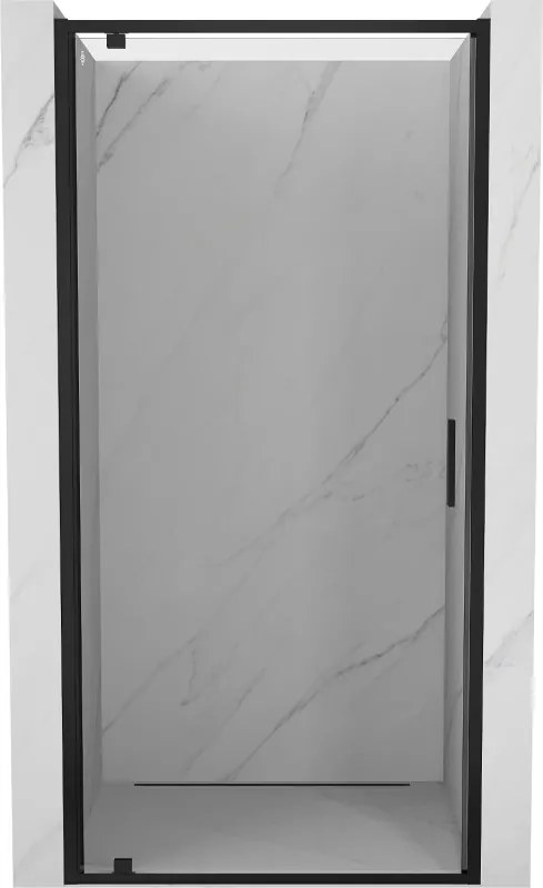 Mexen Exo-BR drzwi prysznicowe uchylne 100 cm, transparent, czarne - 8181-100-000-70-00