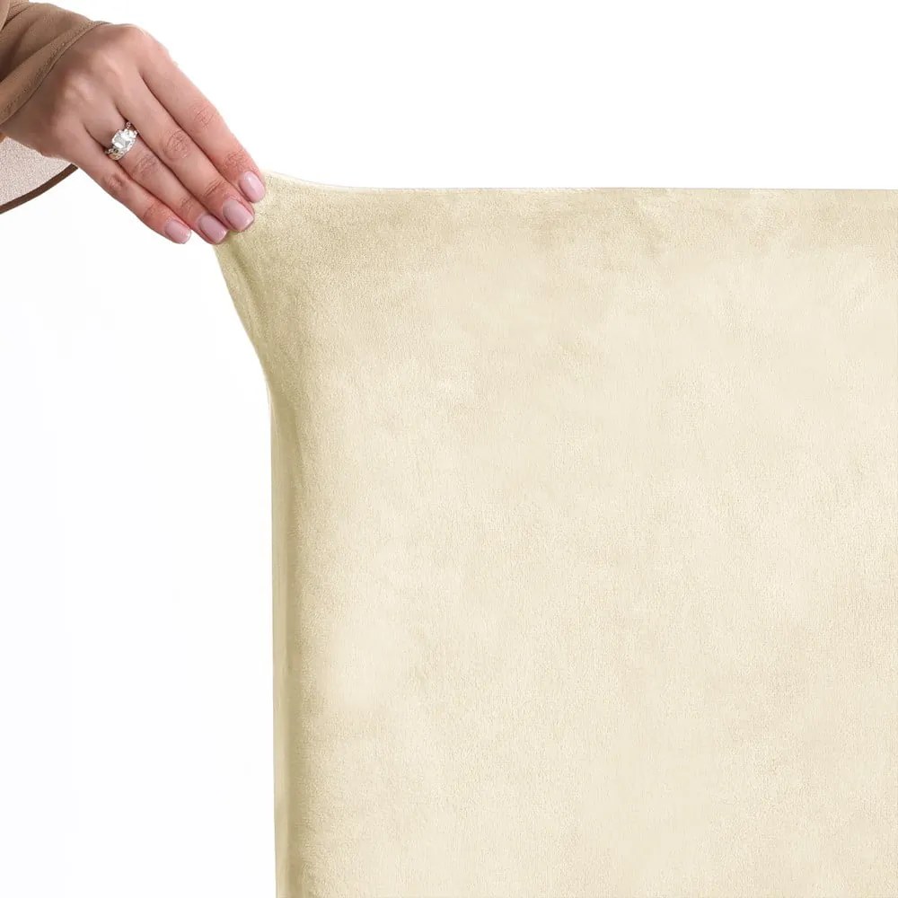 Kremowe elastyczne pokrowce na krzesło zestaw 4 szt. 48 cm Sento – Restilo