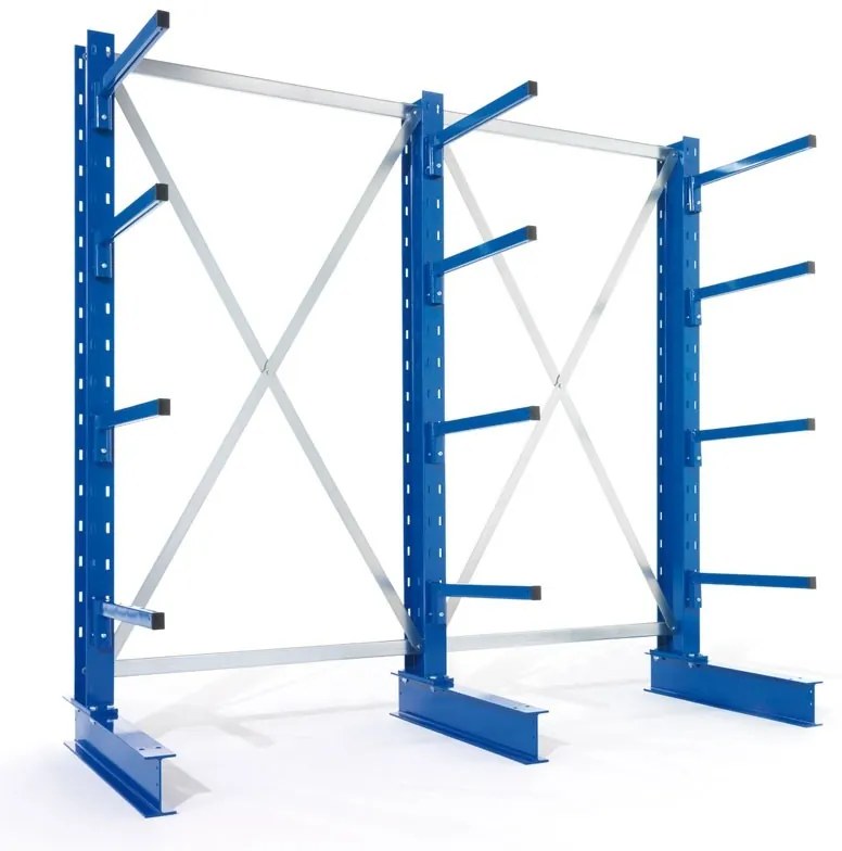 META Regał wspornikowy, jednostronny, 430 kg, 2500 x 1330 x 730 mm, dodatkowy