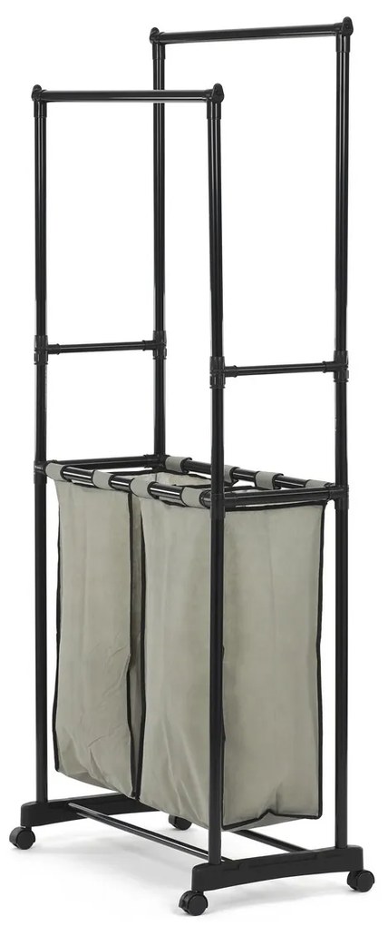 Stojak z miejscem do przechowywania GD-176 BK,plastik, czarny