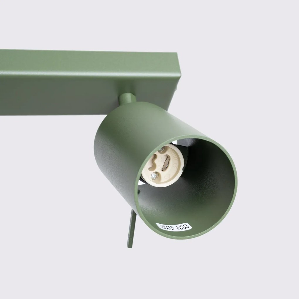 Listwa oświetleniowa RING 4L zielony oliwkowy SOLLUX LIGHTING