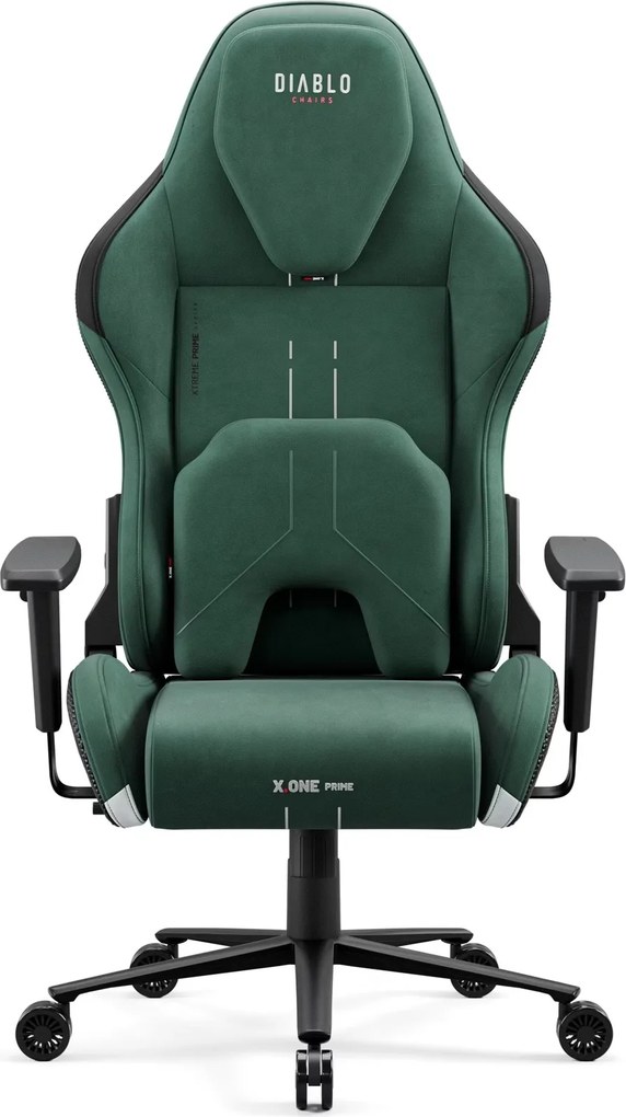 Fotel gamingowy materiałowy Diablo X-One Prime Normal Size, Forest Green