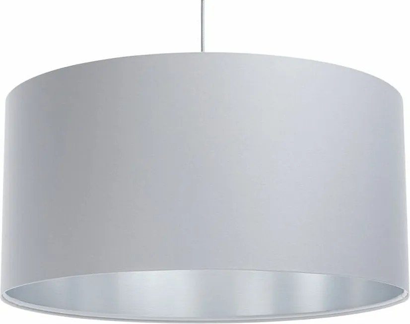 Lampa wisząca MODERN 60 szara/srebrne lustro