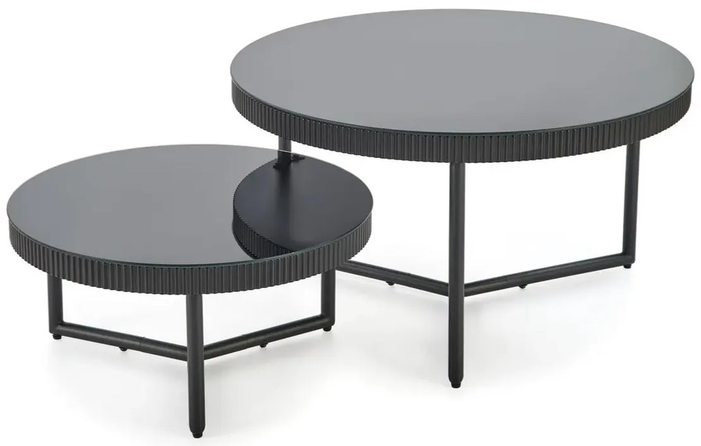 Stolik kawowy COSMO S 60x60cm czarny HALMAR