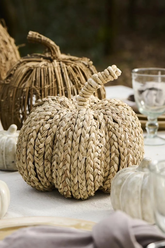IB Laursen Dekoracja dynia PUMPKIN SEAGRASS