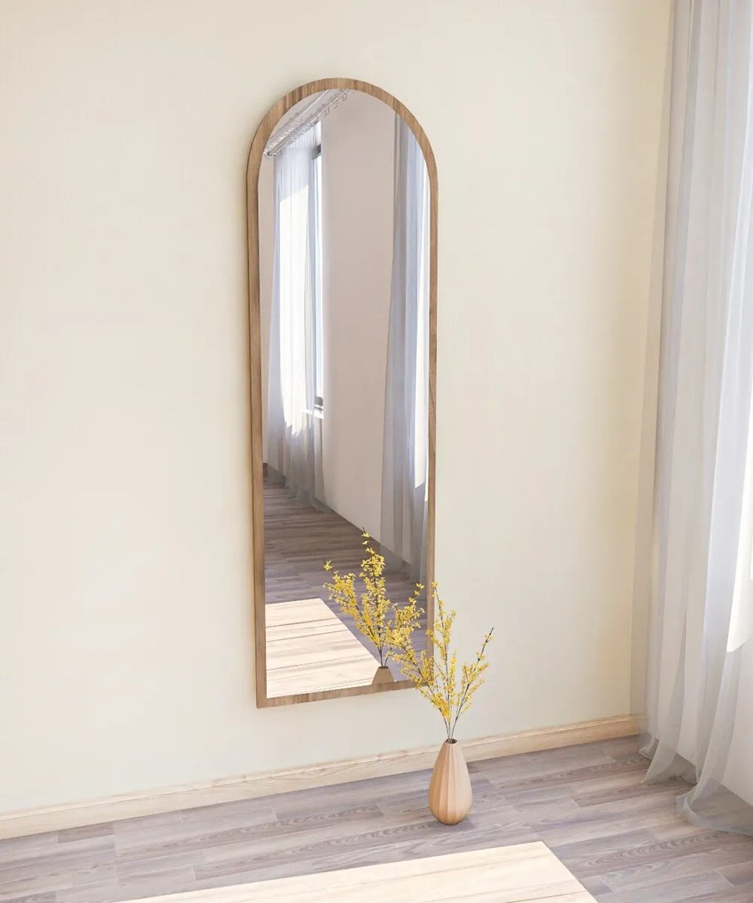 Lustro Emma Walnut 50 x 160 cm