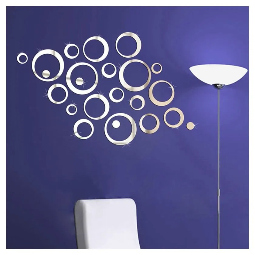 Lustrzana naklejka adhezyjna Ambiance Rings
