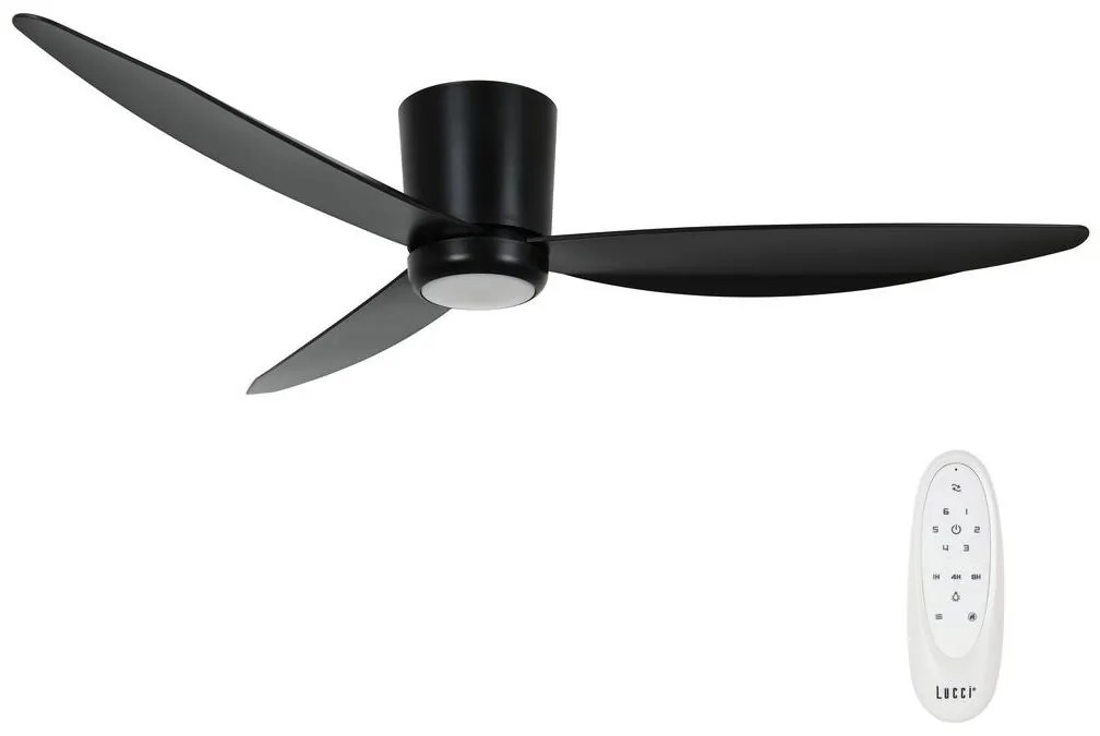 Lucci air 21610749 - LED 1xGX53/12W/230V ściemniany wentylator ARRAY czarny + DO