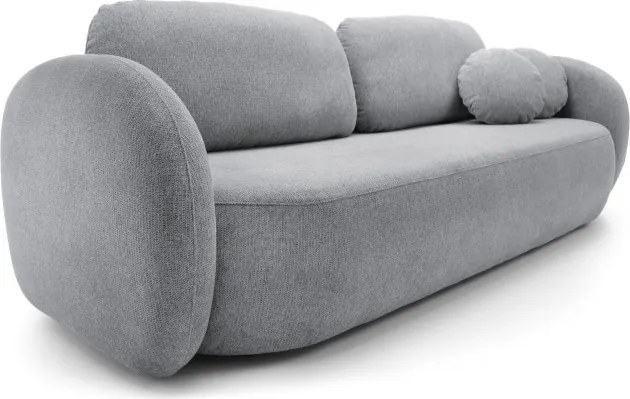 Sofa OLIO z funkcja spania i pojemnikiem JASNY SZARY ARAGON 93