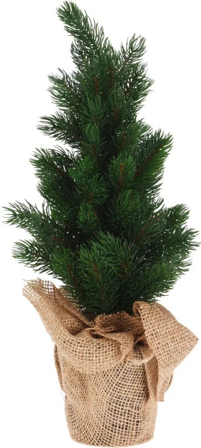Sztuczne drzewko w jutowej doniczce, 45 cm