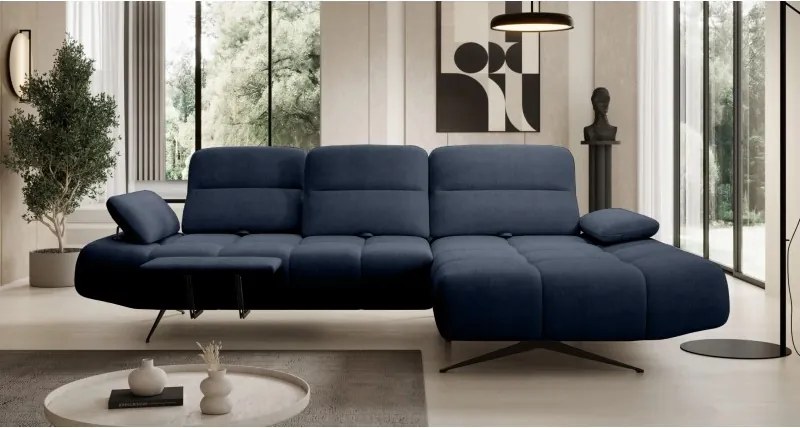 Narożnik FALCAO S układ L Prawostronny z funkcją RELAX w ktaninie AURORA 14 WERSAL